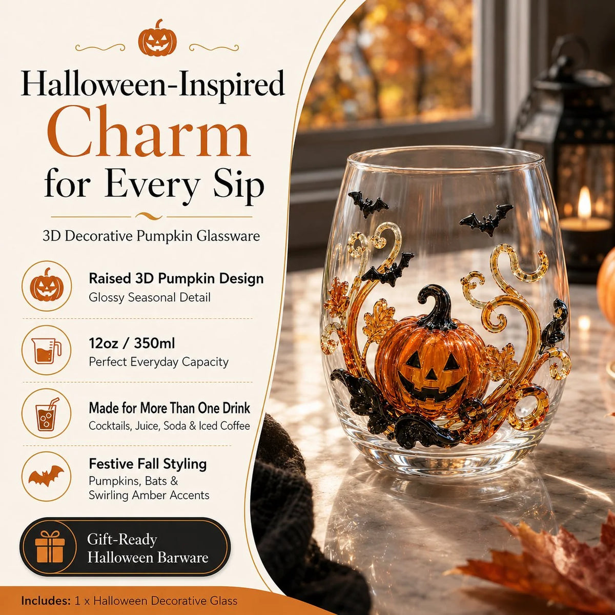 Pet-Friendly 3D Artisan Glassware Collection – For Magical Sips