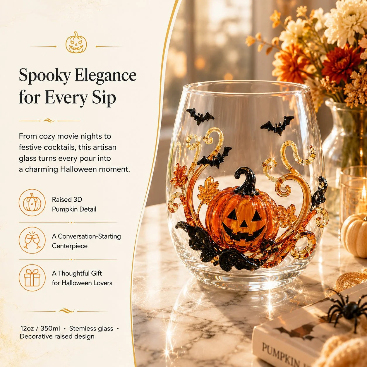 Pet-Friendly 3D Artisan Glassware Collection – For Magical Sips