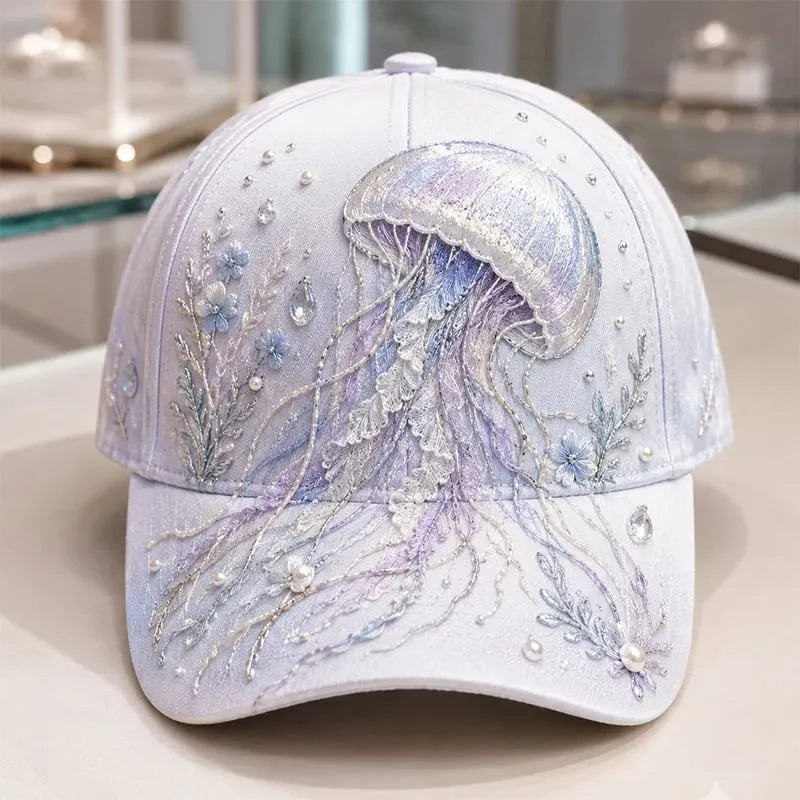 Distinctive 3D Ocean Creatures Printed Cap for Everyday Wear