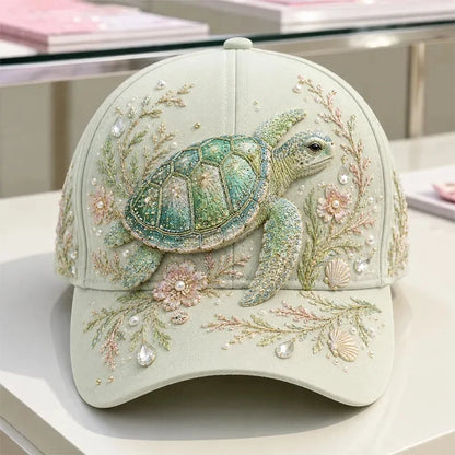 Distinctive 3D Ocean Creatures Printed Cap for Everyday Wear