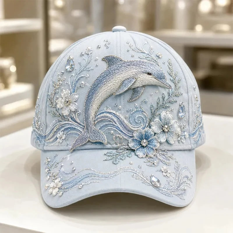 Distinctive 3D Ocean Creatures Printed Cap for Everyday Wear