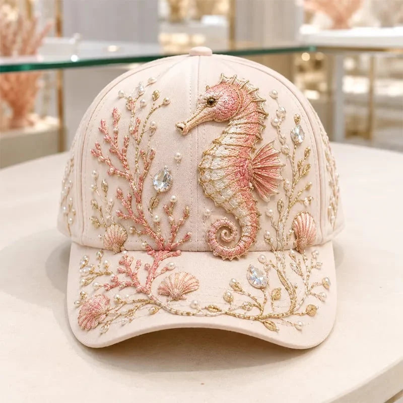 Distinctive 3D Ocean Creatures Printed Cap for Everyday Wear
