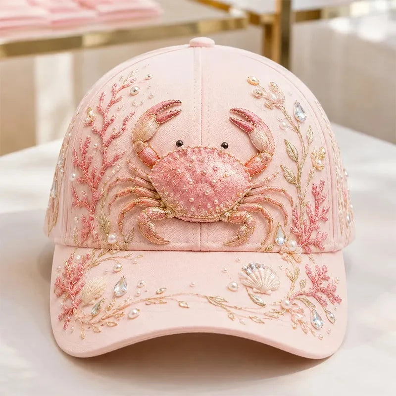 Distinctive 3D Ocean Creatures Printed Cap for Everyday Wear