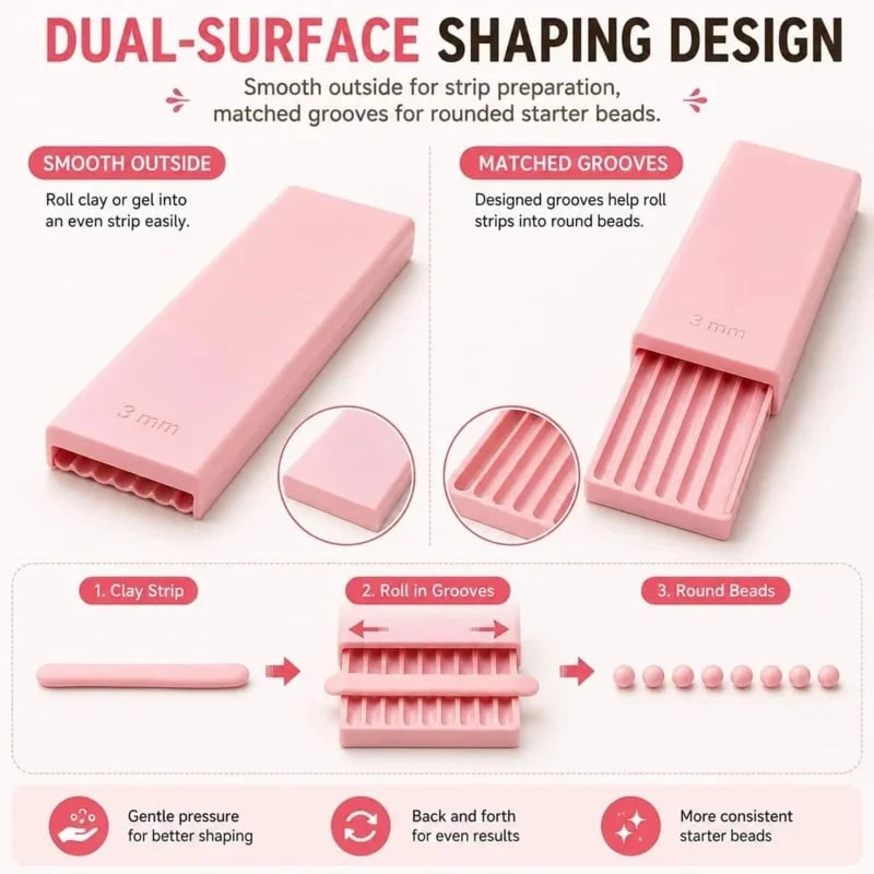 Mini Clay Sphere-Making Tool Set with 3D-Printed Forms