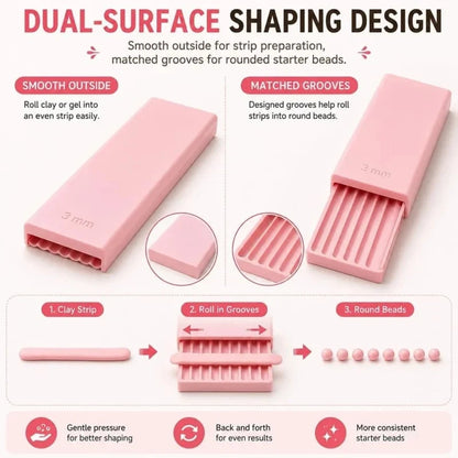 Mini Clay Sphere-Making Tool Set with 3D-Printed Forms