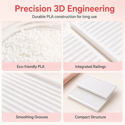 Mini Clay Sphere-Making Tool Set with 3D-Printed Forms