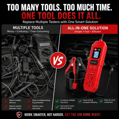 Workshop-Ready 3-in-1 Automotive Power Circuit Probe & Relay Tester