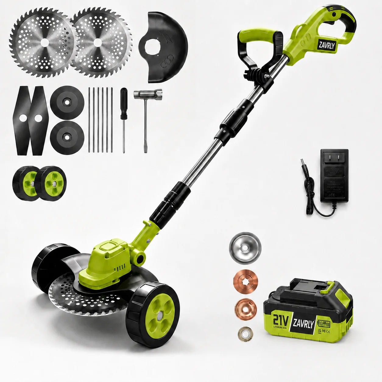 Distinctive 21V 3-in-1 Cordless String Trimmer, Edger & Mini Mower