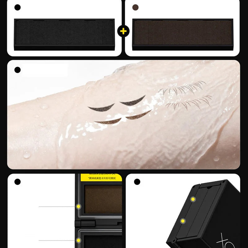 Hands-On 3-in-1 Kit: Eyeliner and Lower Lash Stamp for Creative Play