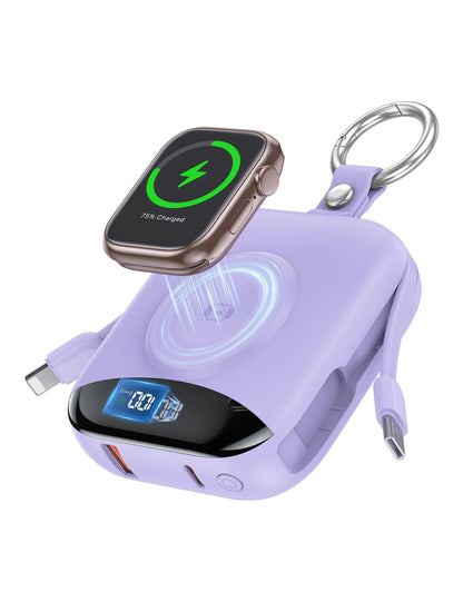 Purpose-Built 10,000mAh 3-in-1 Magnetic Power Bank with Built-In