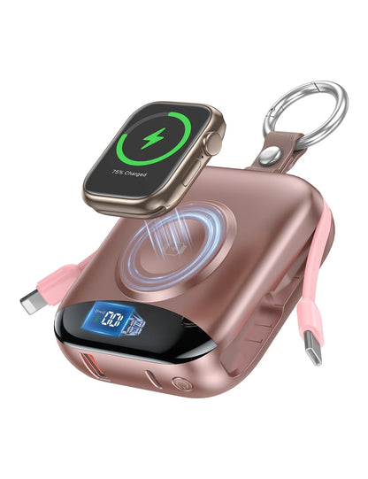 Purpose-Built 10,000mAh 3-in-1 Magnetic Power Bank with Built-In