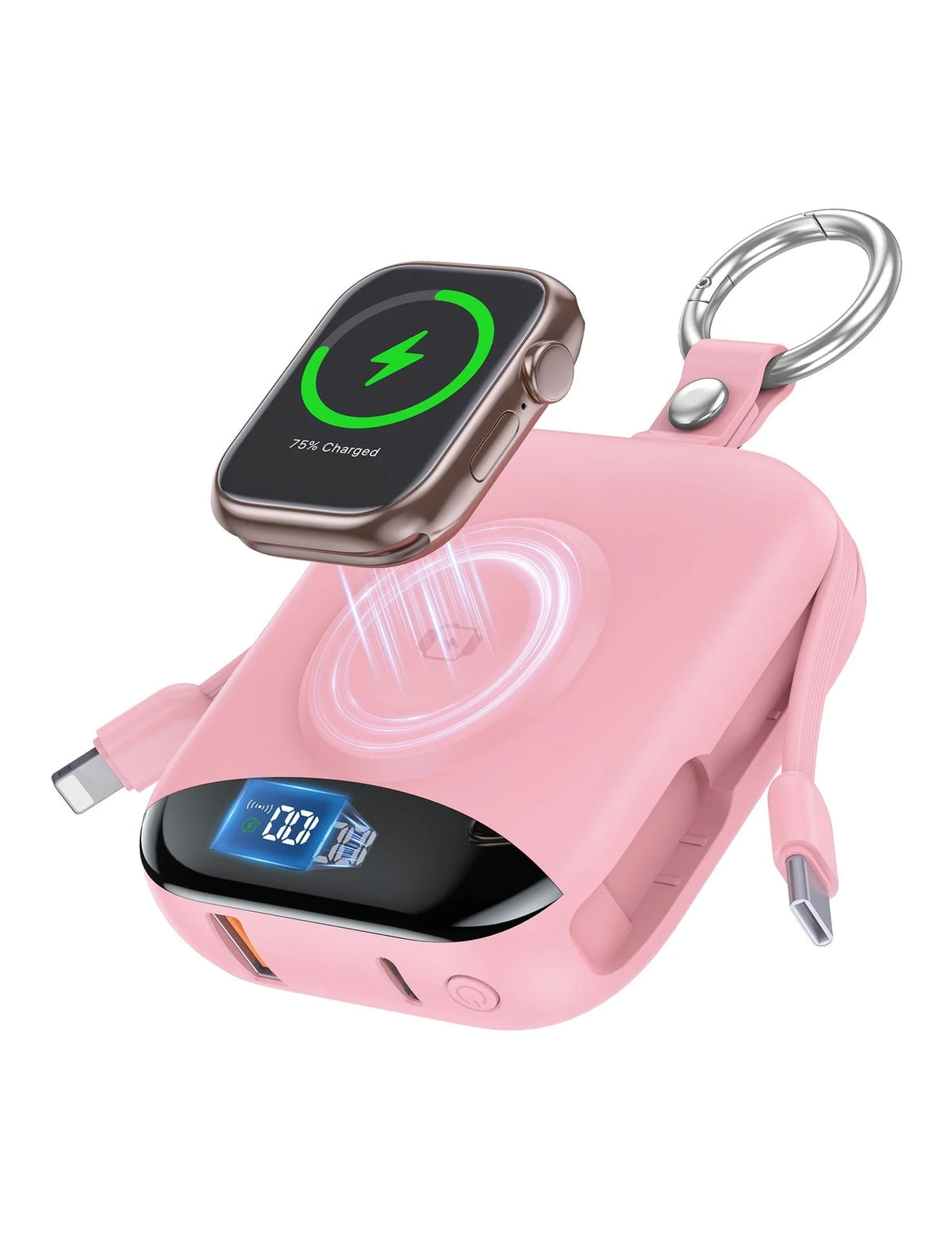 Purpose-Built 10,000mAh 3-in-1 Magnetic Power Bank with Built-In