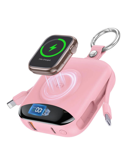 Purpose-Built 10,000mAh 3-in-1 Magnetic Power Bank with Built-In