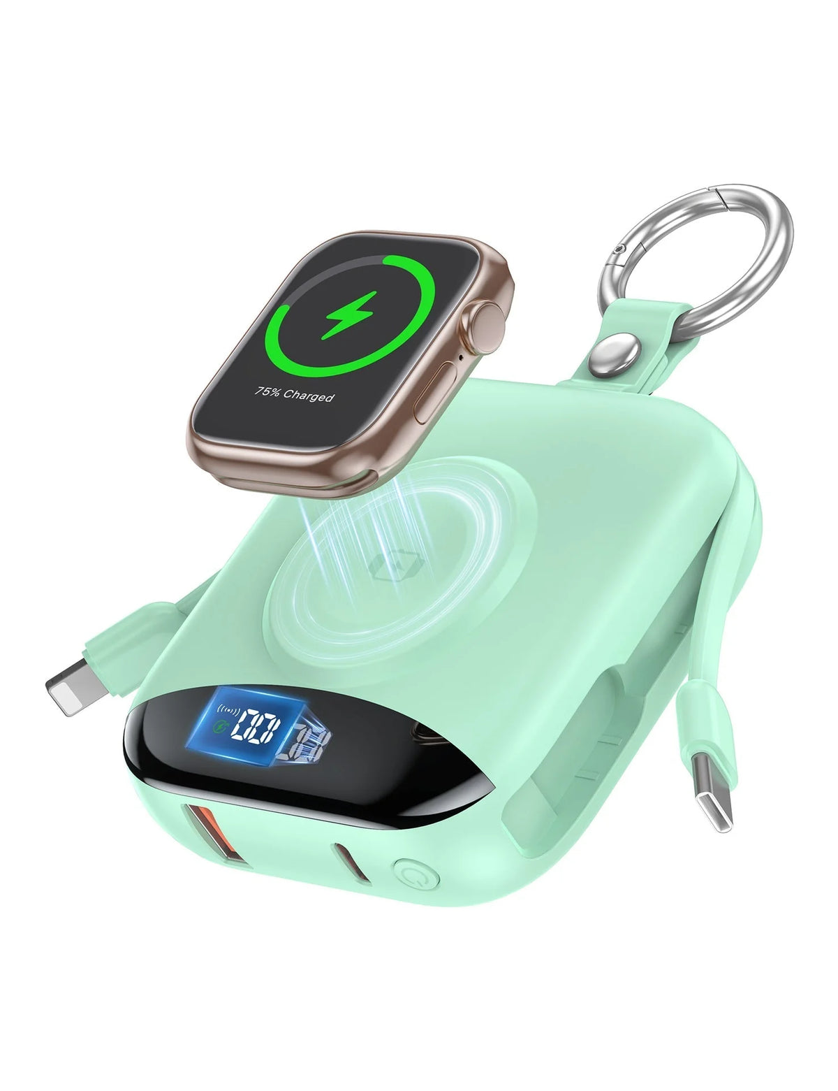 Purpose-Built 10,000mAh 3-in-1 Magnetic Power Bank with Built-In