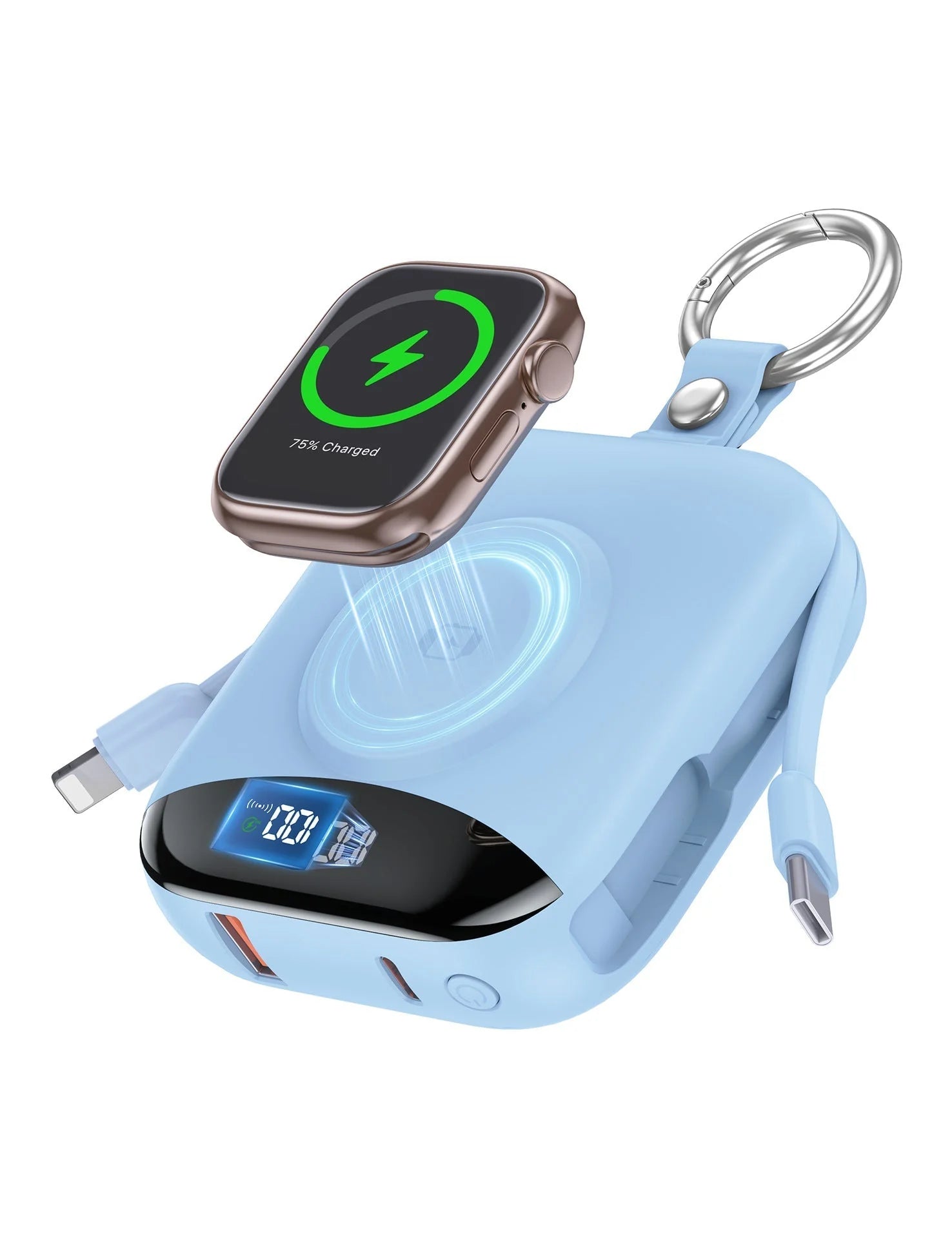 Purpose-Built 10,000mAh 3-in-1 Magnetic Power Bank with Built-In