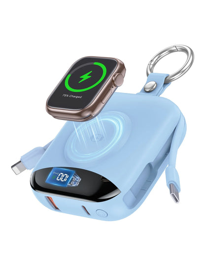 Purpose-Built 10,000mAh 3-in-1 Magnetic Power Bank with Built-In