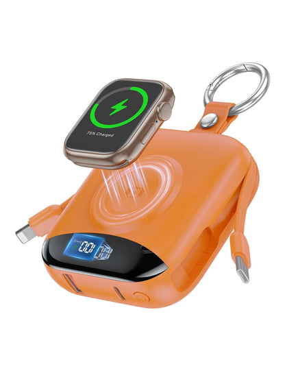 Purpose-Built 10,000mAh 3-in-1 Magnetic Power Bank with Built-In