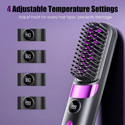 Purpose-Built 3-in-1 Portable Cordless Hair Straightener