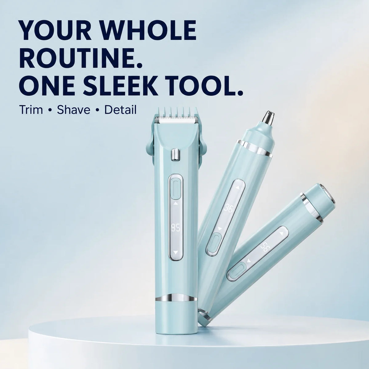 Purpose-Built 3-in-1 Women’s Electric Grooming Trimmer – Trim, Shave