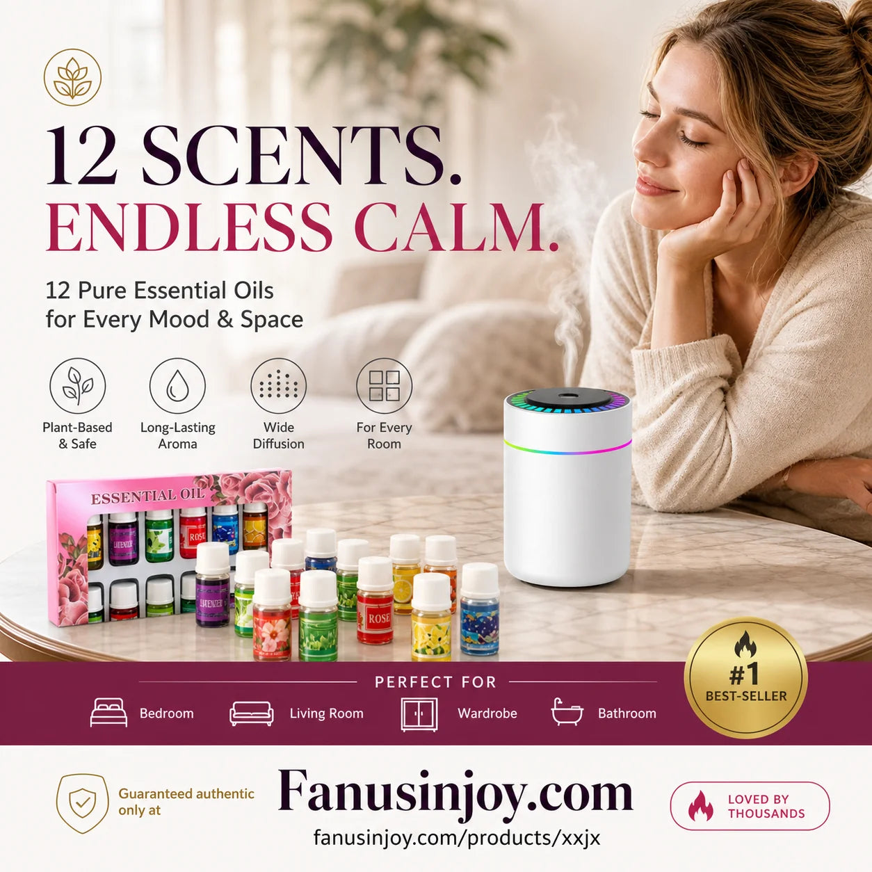 Fresh-Scent Fragrance in a Compact 3ml Size