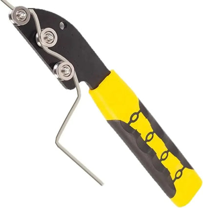 Workshop-Ready 3-Roller Stainless Steel Wire Straightener Hand Tool