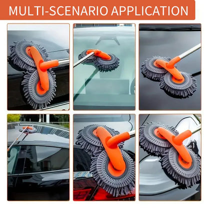 Vehicle-Ready 43'' Long Handle Car Wash Mop, 3X Fast Clean