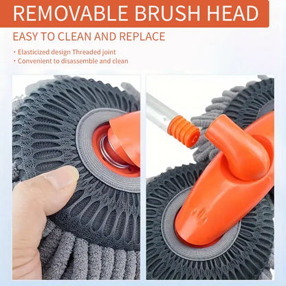 Vehicle-Ready 43'' Long Handle Car Wash Mop, 3X Fast Clean
