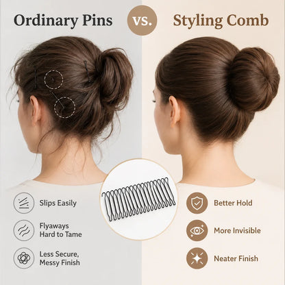 Purpose-Built Flexible Invisible Grip Flyaway Hair