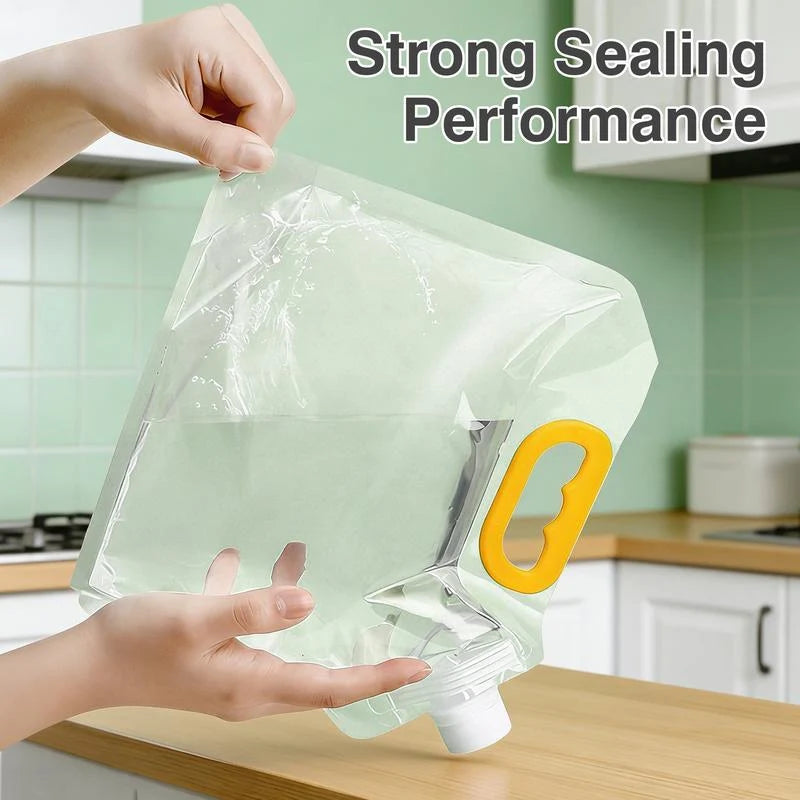 Practical 5PCS Airtight Food Storage Bags, Reusable Grain & Rice