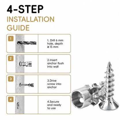 Hands-On 6×14mm Door Hinge Thread Repair Screws Kit for Creative Play