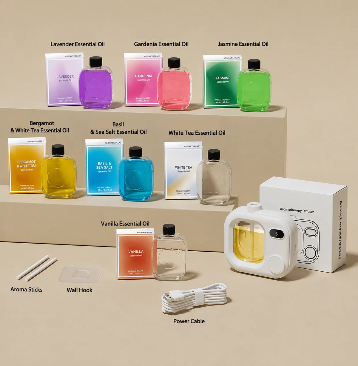 Purpose-Built Smart LED Aroma Diffuser with Mist