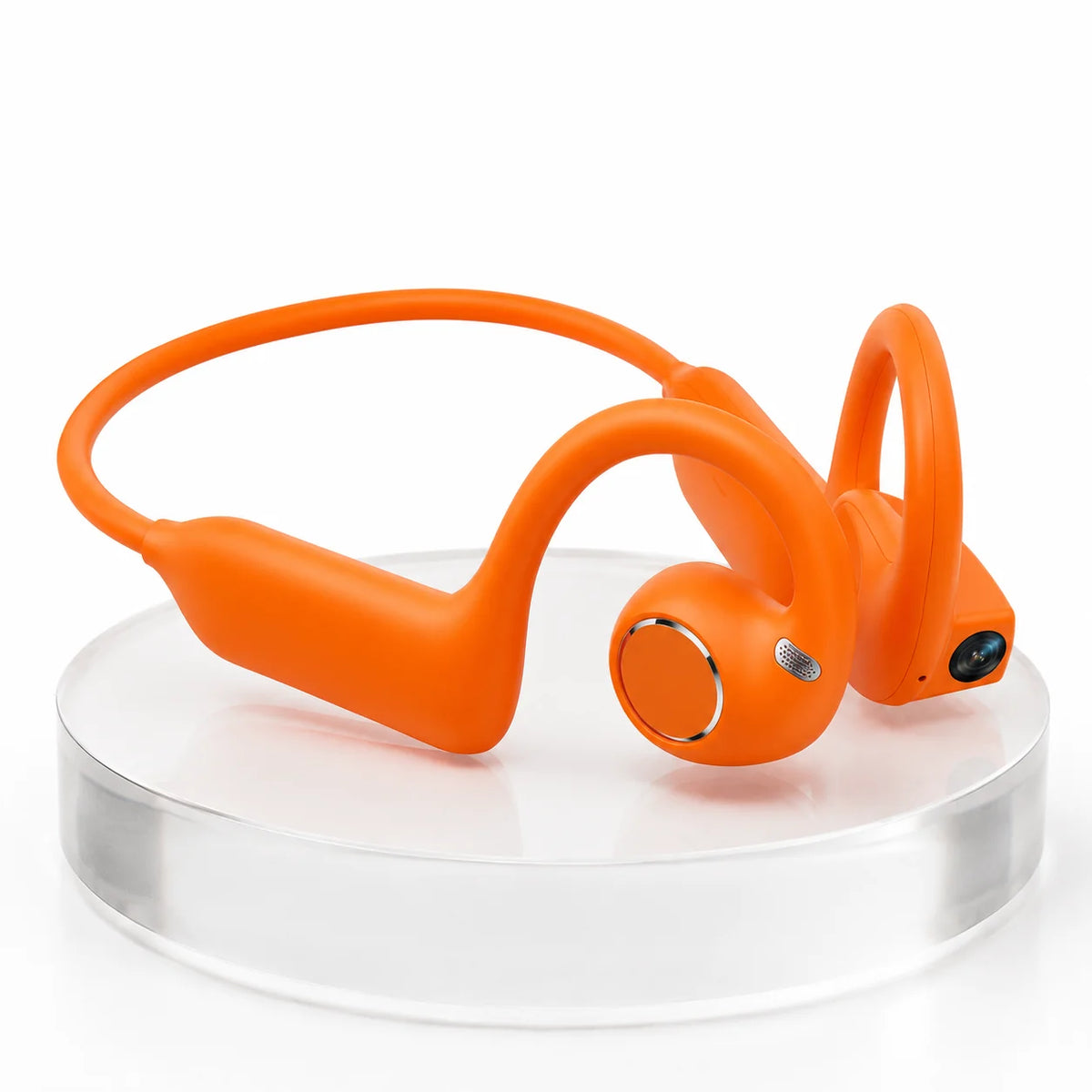 Distinctive Smart earphones with 8MP camera for photos and videos, AI