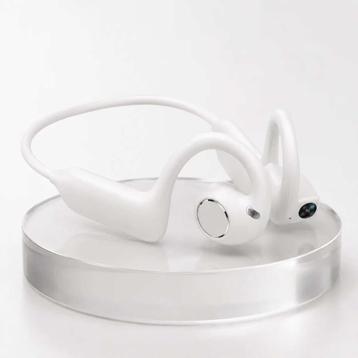 Distinctive Smart earphones with 8MP camera for photos and videos, AI