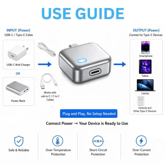 Smart 140W Auto-Eject Charger for Ultimate Battery Health
