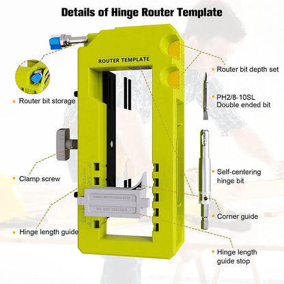 Hands-On Adjustable Door Hinge Jig Kit for Creative Play