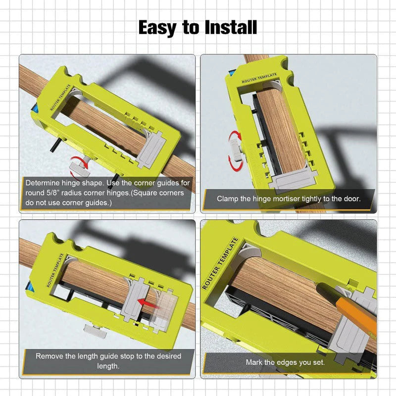 Hands-On Adjustable Door Hinge Jig Kit for Creative Play