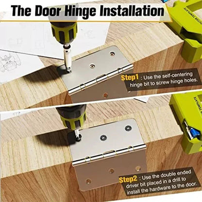 Hands-On Adjustable Door Hinge Jig Kit for Creative Play