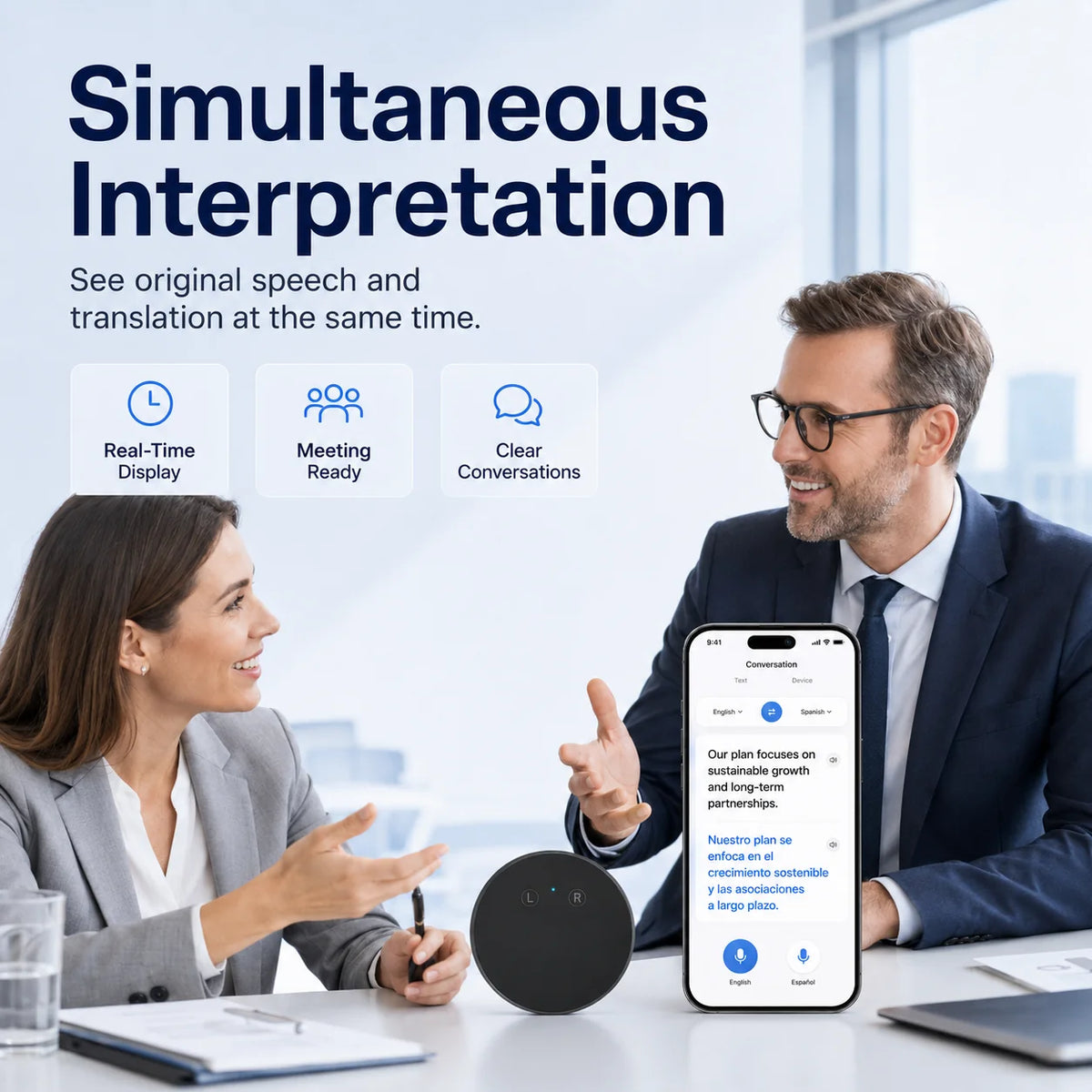 Purpose-Built AI Pocket Translator – Real-Time Two-Way Voice