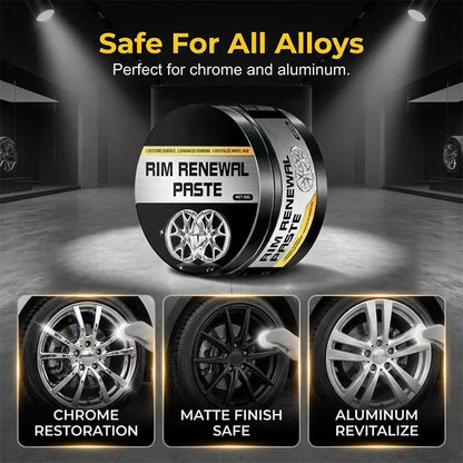 Vehicle-Ready All-in-One Wheel Care & Restoration Paste for Garage Use