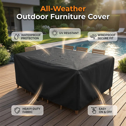 Purpose-Built All-Weather Outdoor Furniture Cover for Everyday Use