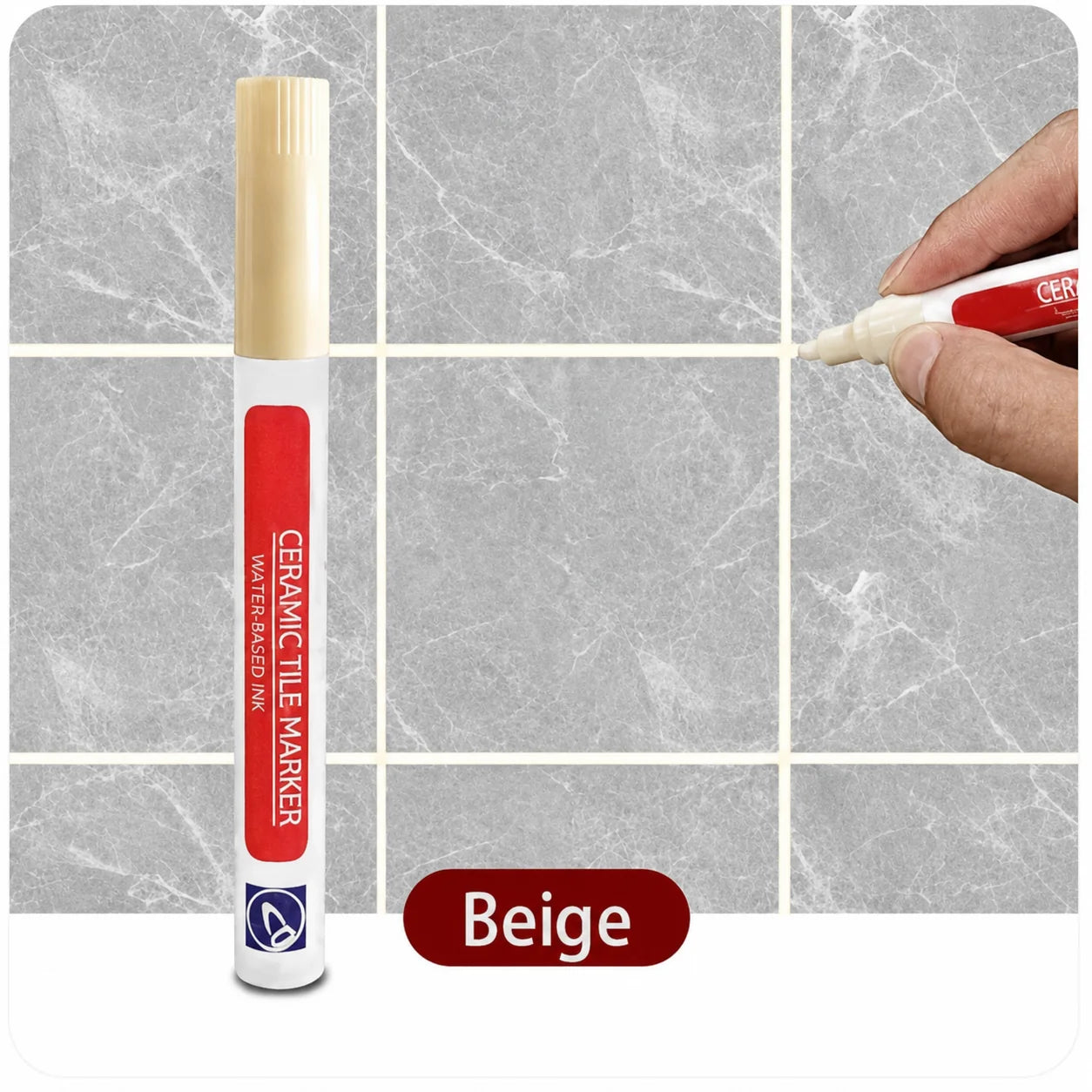 Purpose-Built Anti-Mould & Waterproof Joint Pen for Ceramic