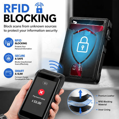 Vehicle-Ready on the – RFID Blocking Minimalist Pop-Up Wallet