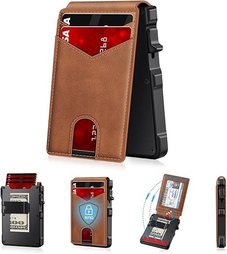 Vehicle-Ready on the – RFID Blocking Minimalist Pop-Up Wallet
