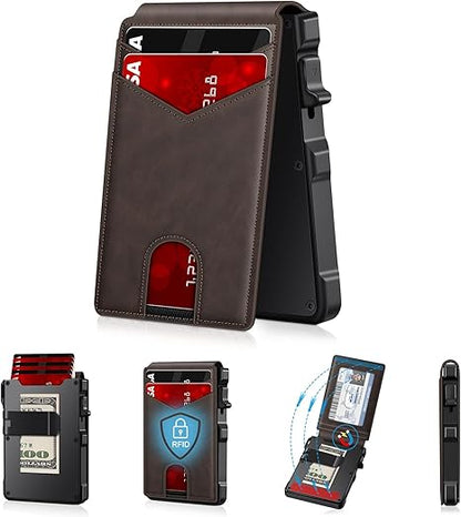 Vehicle-Ready on the – RFID Blocking Minimalist Pop-Up Wallet