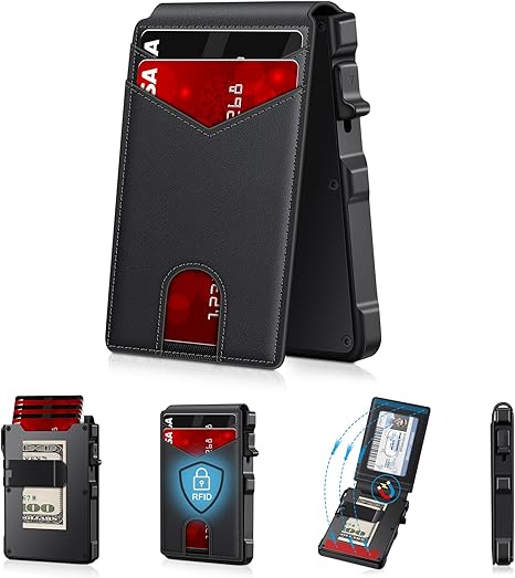 Vehicle-Ready on the – RFID Blocking Minimalist Pop-Up Wallet