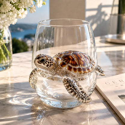 Distinctive Artisanal Blue Ringed Octopus Glassware for Everyday Wear