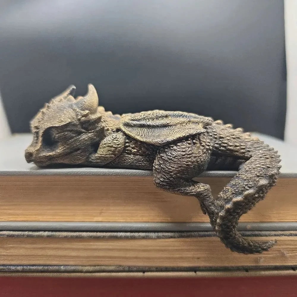 Purpose-Built Peaceful Bookshelf Dragon for Everyday Use