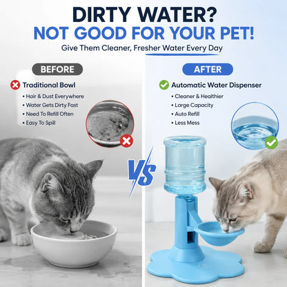 Pet-Friendly Automatic Pet Water Dispenser – Gravity Self Refilling