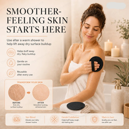 Easy-Care 2-Pack Scrub Bath Pads – Gently exfoliate, unclog pores