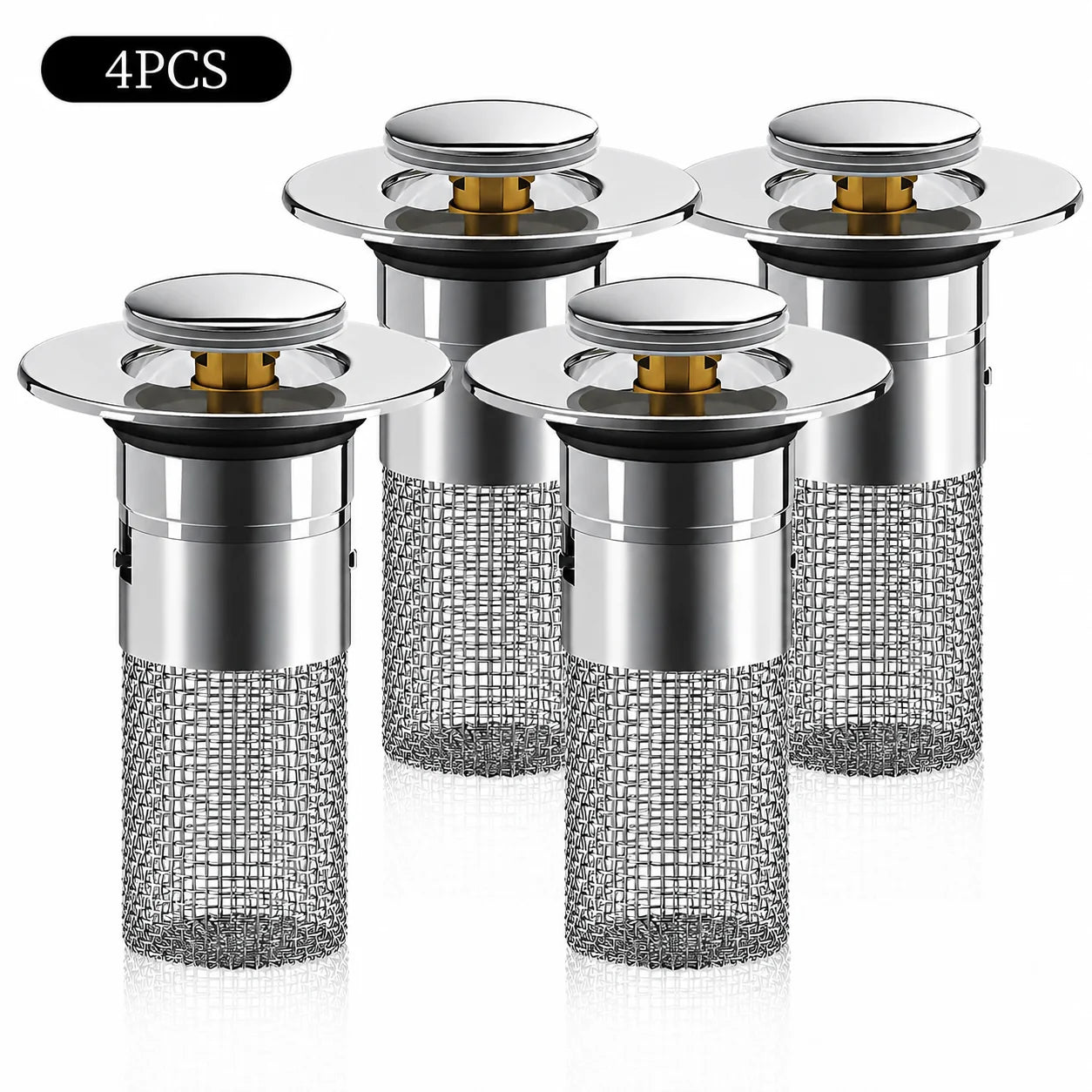 Easy-Care Universal Pop-Up Sink Drain Filter for Routine Upkeep